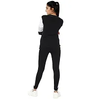 Elegant Cotton Lycra Blend Stretchable Top with Jeggings For Women-thumb1