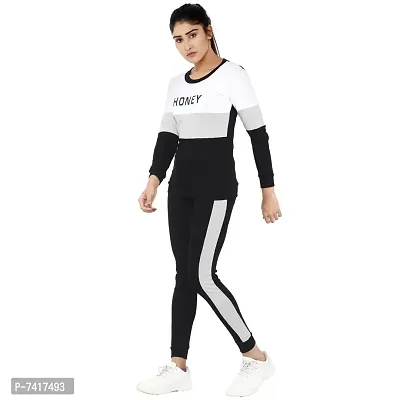 Elegant Cotton Lycra Blend Stretchable Top with Jeggings For Women-thumb0
