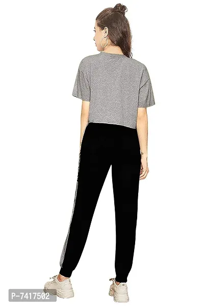Elegant Cotton Lycra Blend Stretchable Top with Jeggings For Women-thumb2