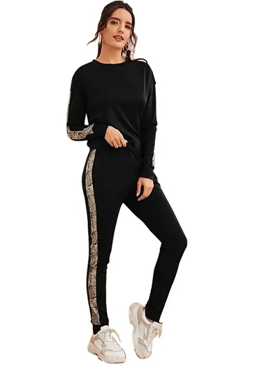Classy Top with Bottom Tracksuit Set