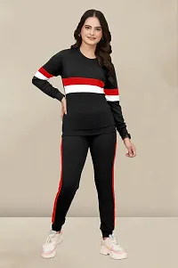 Womens Dailywear Active Wear Top Bottom Suits Track Suit-thumb1