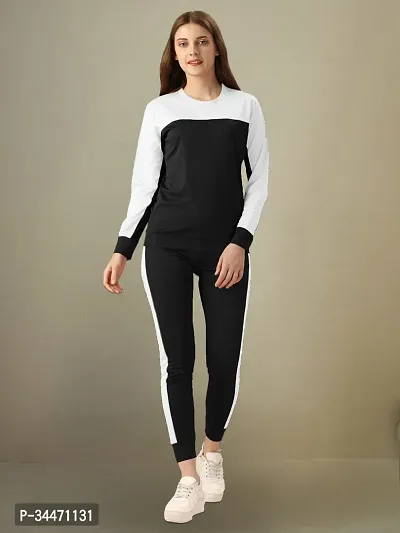 Womens Dailywear Active Wear Top Bottom Suits Track Suit-thumb0