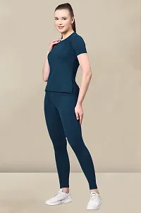 Womens Dailywear Active Wear Top Bottom Suits Track Suit-thumb1