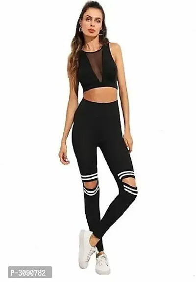 Classy Cotton Printed Women's Sports Wear Pant-thumb0