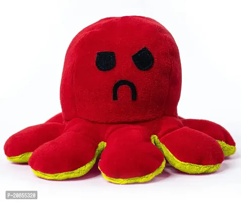 Wondershala Combo Baby Soft Toys Flip Reversible Octopus Toy Plush Stuffed Super Soft Happy sad Octopus Soft Toy-thumb4