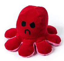 Wondershala Combo Baby Soft Toys Flip Reversible Octopus Toy Plush Stuffed Super Soft Happy sad Octopus Soft Toy-thumb2