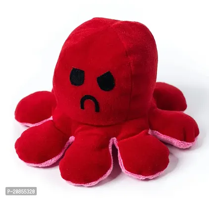 Wondershala Combo Baby Soft Toys Flip Reversible Octopus Toy Plush Stuffed Super Soft Happy sad Octopus Soft Toy-thumb3
