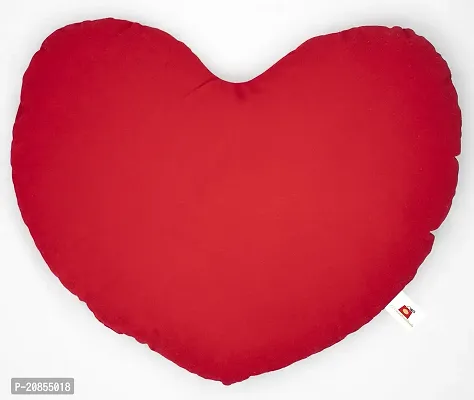 Wondershala Huggable Love Heart Shape Pillow Cushion Soft Stuffed in Red 45 cm (Red)