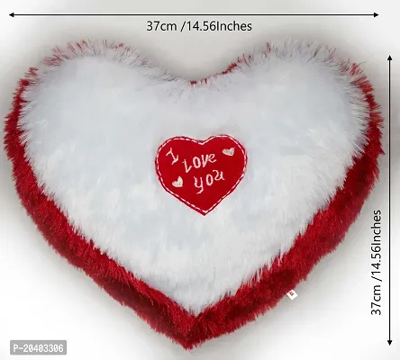 Heart shape cushion Love pillow fur cushion pillow pack of 1-thumb2