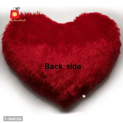 Heart shape cushion Love pillow fur cushion pillow pack of 1-thumb3