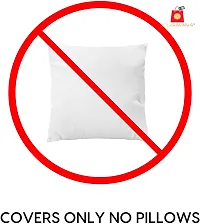 Wondershala White Fur Cushion Cover Pillow case Decorative Sofa Cushion Covers Pack of 2 14 x 14 Inch-thumb2
