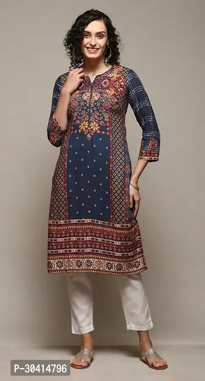 Fancy Crepe Kurtas For Women-thumb0