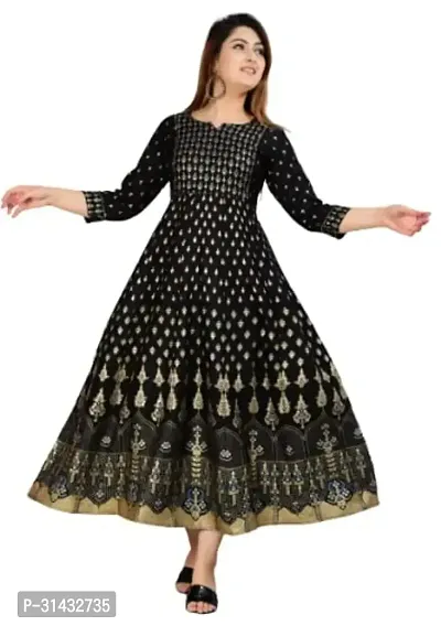 Stylish Rayon Anarkali Gown