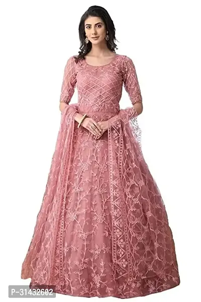 Women Maxi Anarkali Semi Stitched Gown