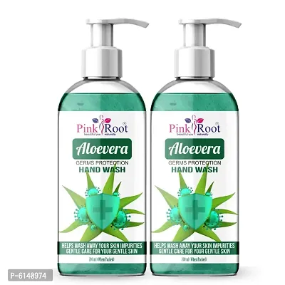 Pink Root Aloe Vera Germ Protection Hand Wash 200ML (Pack Of 2)-thumb0
