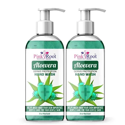 Pink Root Aloe Vera Germ Protection Hand Wash 200ML (Pack Of 2)
