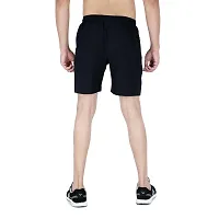 Buttons & Bows Sporty Men's Quick Dry Shorts/Knickers Laser Cut Design with 02 Zip Pocket/Light Weight Quick Dry/Regular Fit/Machine Wash -01 Piece (XXL, Black)-thumb4