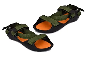 B&B-Buttons & Bows Sparxstar,EVA Foam/Canvas,Unisex Floaters,Sandals for men,Sandals for boys,Colourful Floaters,Floaters for men,Floaters for boys,Unisex-GREEN,Size-06(Indian),01 Pair-thumb1