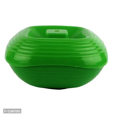 Homray Opulent Green Square Microwavable Serving Bowls with Lid of 1200ml (Set of 2)-thumb2