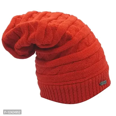 BB-Buttons  Bows Adult Beanie Hat (11210060_ACS-WLC-BB-KBN-01-D_Red_Free Size)