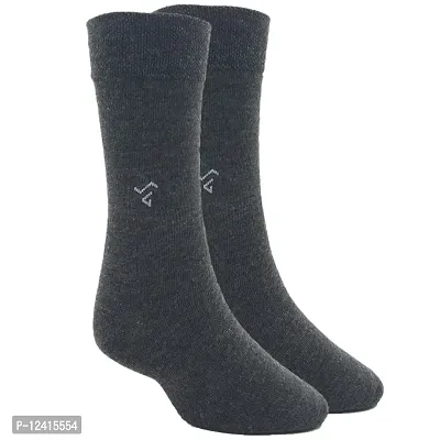BB-Buttons  Bows Wool Blend Lycra Unisex Formal Socks,Full Length Socks,Crew Length Socks,Calf Length, Socks, Premium Elastic Comfort fit, Super Soft Premium Fabric, Free Size-01 Pair-thumb0