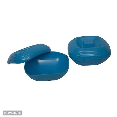 Homray Plastic Bowl, 1.2-Litre, Set of 2, Blue