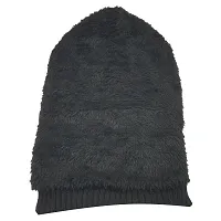 BB-Buttons  Bows Unisex-Adult Beanie Hat (11210128_ACS-WLC-BB-KBN-02-BLK-DGY#2_Black-D.Grey_Free Size)-thumb1