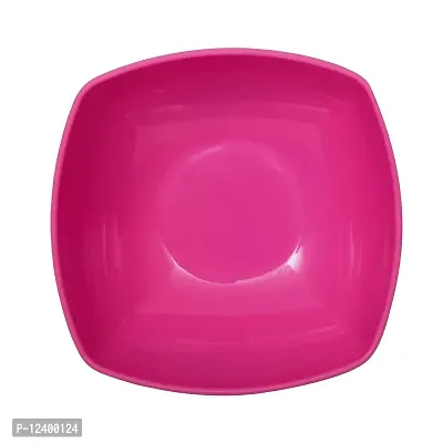 Homray Plastic Bowl, 350ml, Set of 12, Pink-thumb5