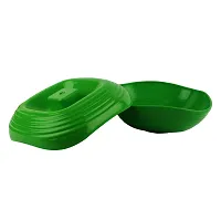 Homray Opulent Green Square Microwavable Serving Bowls with Lid of 1200ml (Set of 2)-thumb2