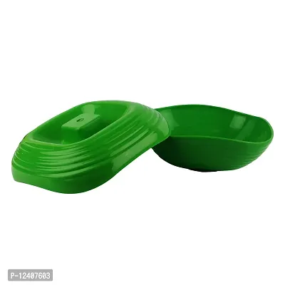 Homray Opulent Green Square Microwavable Serving Bowls with Lid of 1200ml (Set of 2)-thumb3