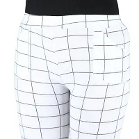 Classic Poly Lycra Checked Jegging for Women-thumb2