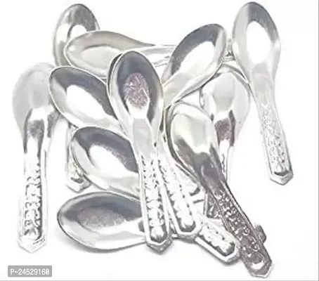 Enhance Your Spice Collection with 12 Stainless Steel Small Masala Spoons - Perfect for Masala Dabba, Spice Jars, and Small Containers (3.5 Inch)