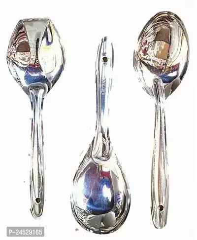 stainless Steel Heavy Quality Serving Spoon - Pack of 3 Pieces