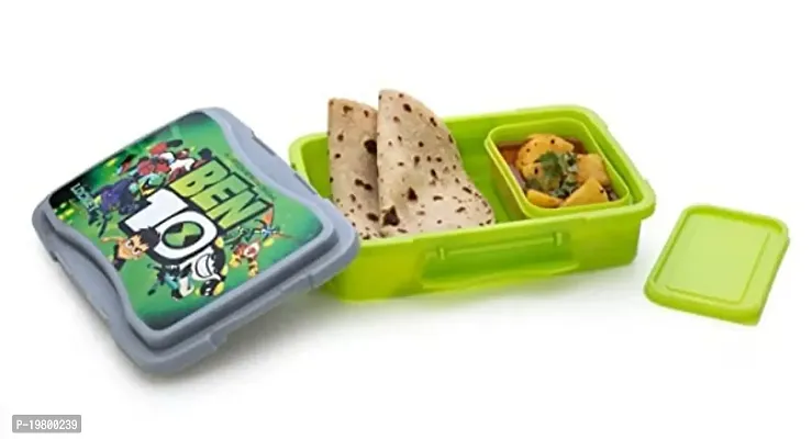 Dhananjay Kiddo Lunch Box ? 2 Compartment Insulated Lunch Box Plastic Tiffin Box for Boys, Girls, School  Office-thumb2