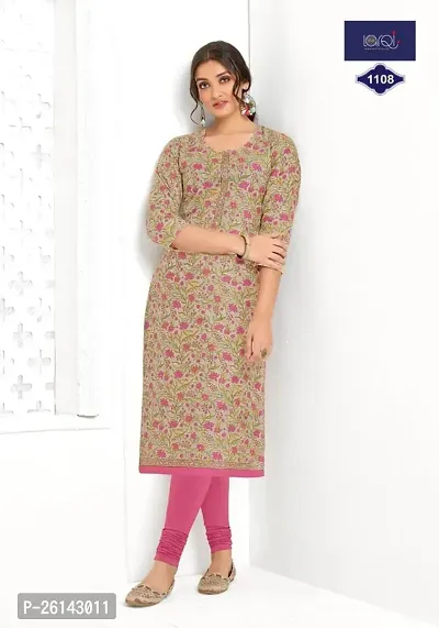 Fancy Cotton Kurtas For Women-thumb0