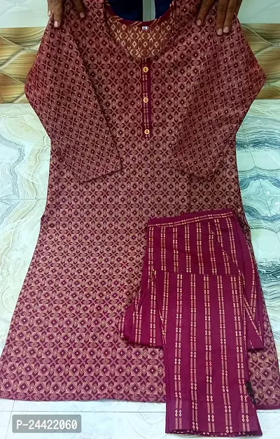 Trendy Designer Jacquard Khadi Kurta Pant Set with Dupatta-thumb3