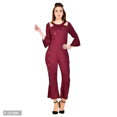 pkyenterprises Women And Girls' Knee Length Jumpsuit.-thumb2