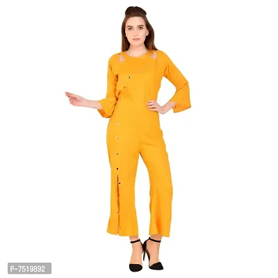 pkyenterprises Women And Girls' Knee Length Jumpsuit.-thumb2