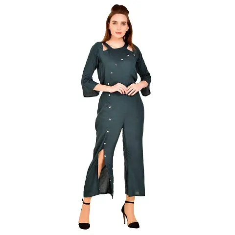 pkyenterprises Women And Girls' Knee Length Jumpsuit.