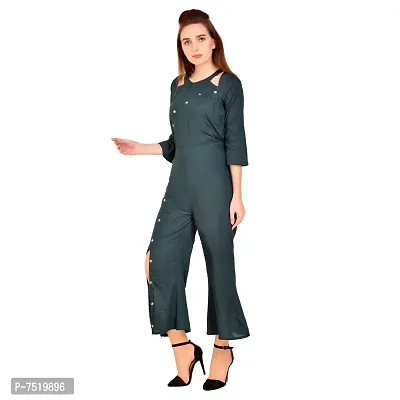 pkyenterprises Women And Girls' Knee Length Jumpsuit.-thumb4