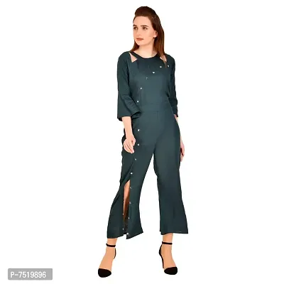 pkyenterprises Women And Girls' Knee Length Jumpsuit.-thumb2