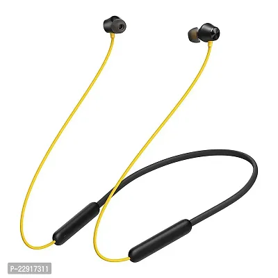 Stylish Yellow In-ear Bluetooth Wireless Headphones With Microphone-thumb0