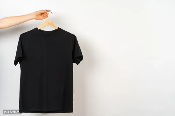 Black Cotton Oversize T-shirt-thumb4