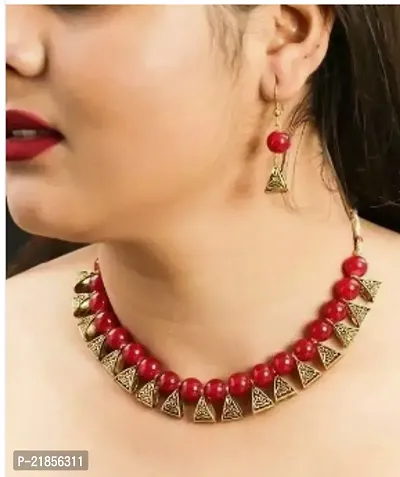 Stylish  Plastic  Jewellery Set For Women-thumb0