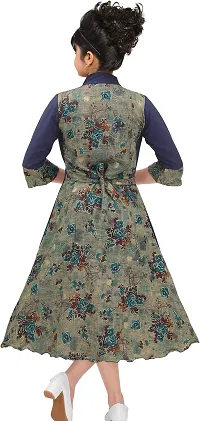 J.K MODEL DRESSES Womens Cotton Rayon Casual Printed Flared Anarkali Kurta (D30)-thumb3