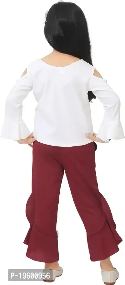 J.K MODEL DRESSES Girls Cotton Blend Casual Top and Pant Set (0033BT)-thumb2