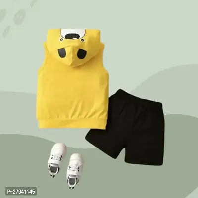 Trendy unisex Half Sleeves T-Shirt  Shorts Clothing Set-thumb2