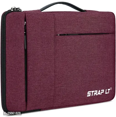 Corfortable Red Nylon Laptop Sleeve Handbag