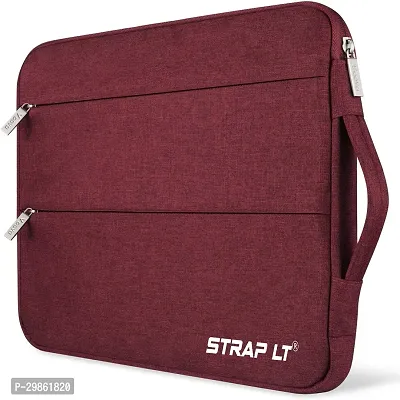 Corfortable Red Nylon Laptop Sleeve Handbag