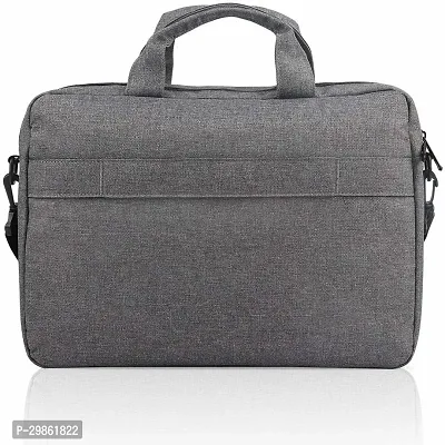 Corfortable Grey Nylon Laptop Sleeve Handbag-thumb3